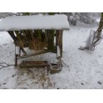 napadl sníh tak jsem donesla seno