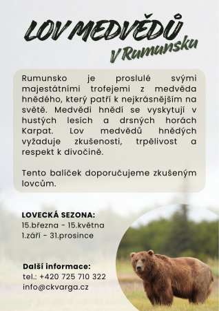 Lov medvědů v Rumunsku