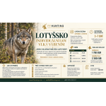 Individuální lov vlka v Lotyšsku