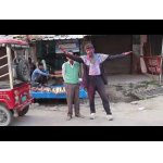 Happy Holi color day in India.